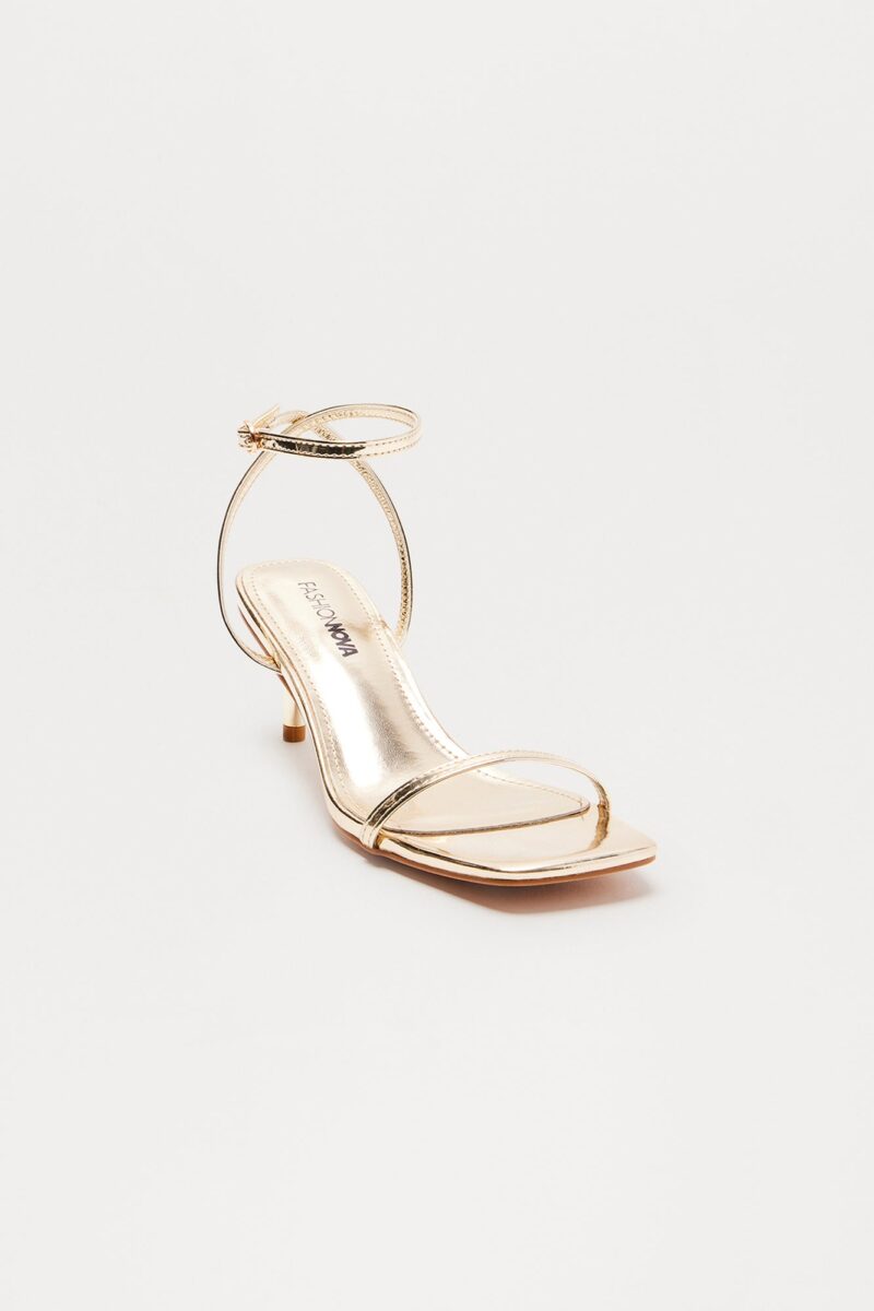 Sandalias de Tacón Cuadrado y Metálico - Image 7