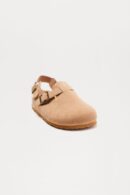 Sandalias Planas de Estilo Casual con Hebilla