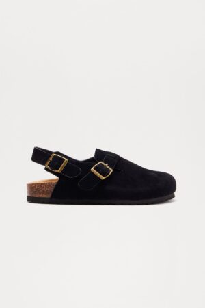 Sandalias Planas Casual con Hebilla