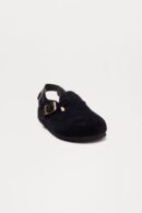 Sandalias Planas de Estilo Casual con Hebilla