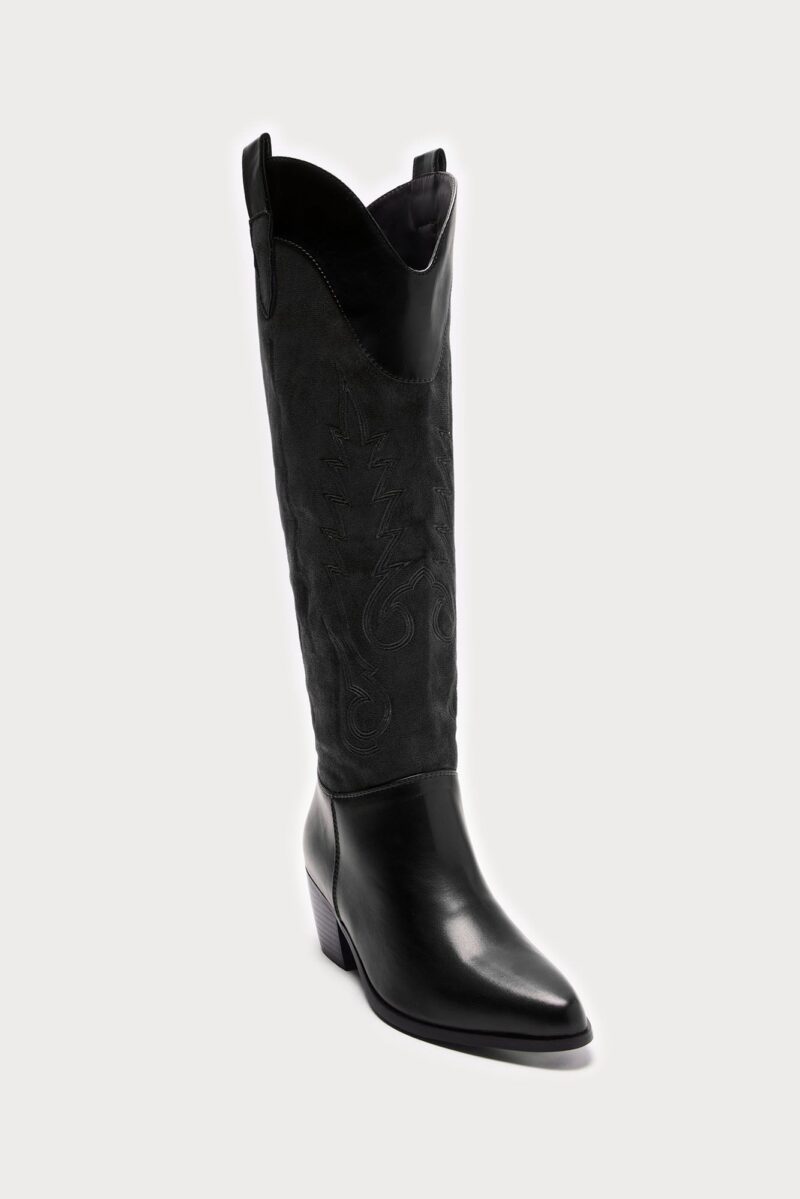 Botas de Vaquero con Tacón Medio y Punta Afilada - Image 3