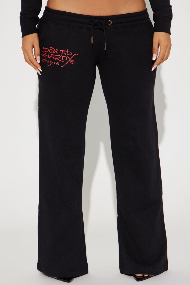 Pantalón Ancho de Pierna con Gráficos NYC - Image 4