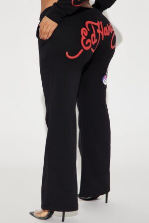 Pantalón Ancho de Pierna con Gráficos NYC