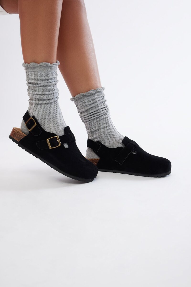 Sandalias Planas de Estilo Casual con Hebilla - Image 2