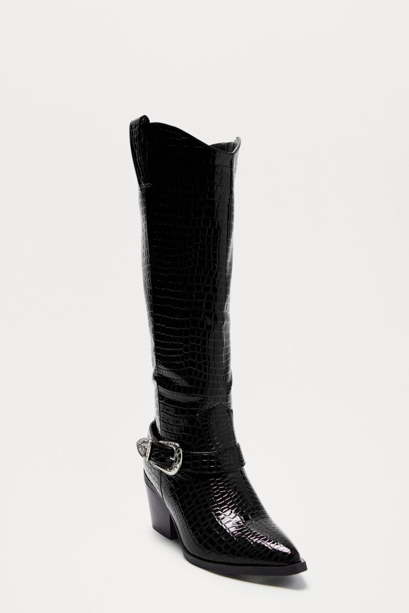 Botas de Vaquero con Hebilla Dottie en Rojo - Image 3