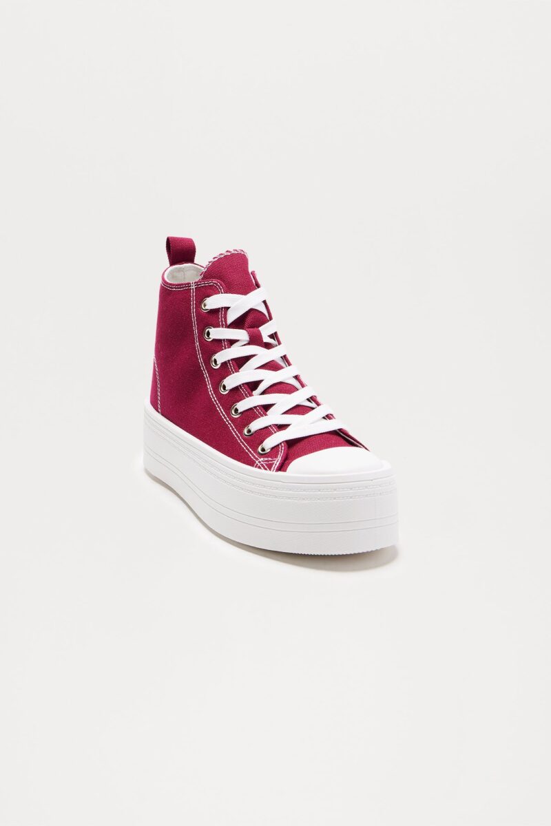 Zapatillas Deportivas con Plataforma y Detalle de Cordones - Image 3