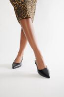 Zapatos de Tacón Gatito con Estampa de Leopardo