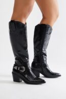 Botas de Vaquero con Hebilla Dottie en Rojo
