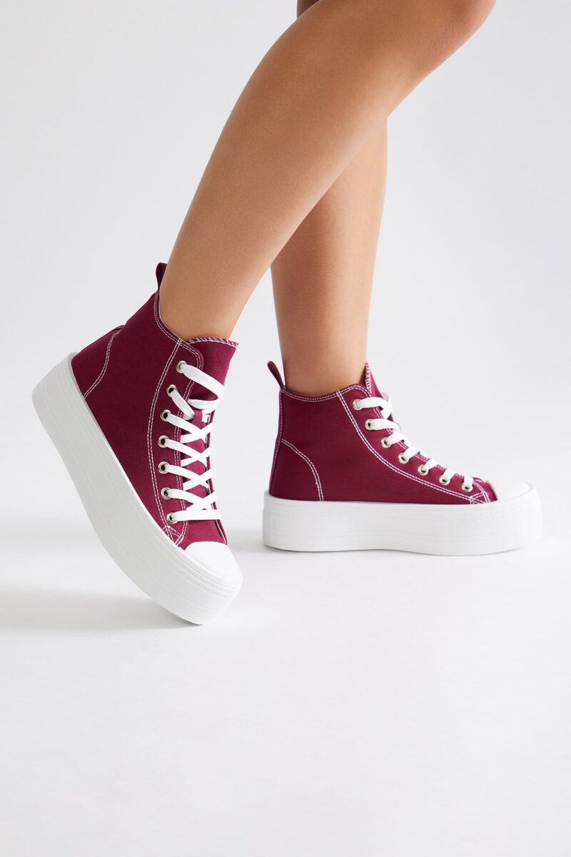 Zapatillas Deportivas con Plataforma y Detalle de Cordones - Image 2