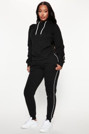 Jogger de Vellón con Bolsillo Lateral y Cintura Ajustable