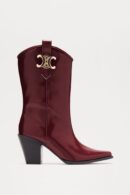 Botas Vaqueras con Tacón y Detalle Metálico