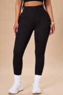 Leggins de Uso Diario Cintura Alta Gris Jaspeado