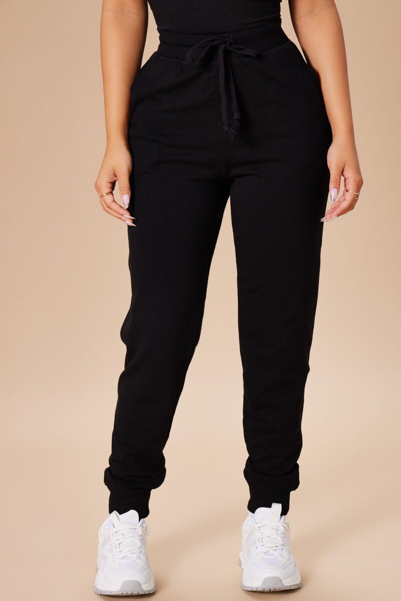 Jogger de Terry Francés Última Generación en Negro - Image 3