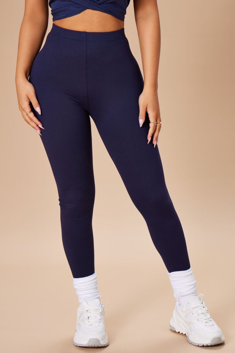 Leggins de Uso Diario Cintura Alta Gris Jaspeado - Image 31