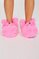 Pantuflas de Oso Tierno y Acurrucable - Morado