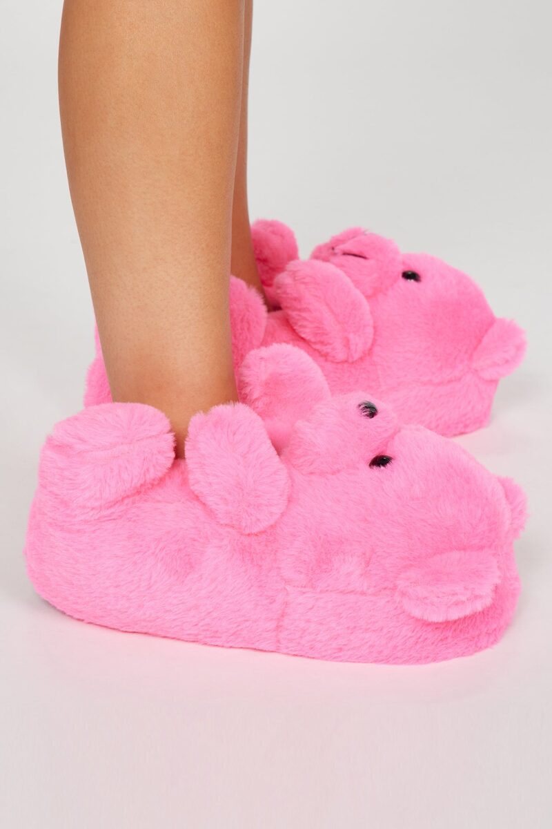 Pantuflas de Oso Tierno y Acurrucable - Morado - Image 3