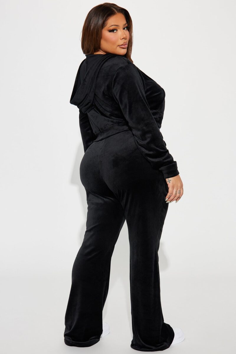 Conjunto de Pantalón y Chaqueta de Terciopelo con Capucha - Image 7