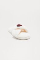 Pantuflas Navideñas de Pelo Sintético con Detalles Festivos