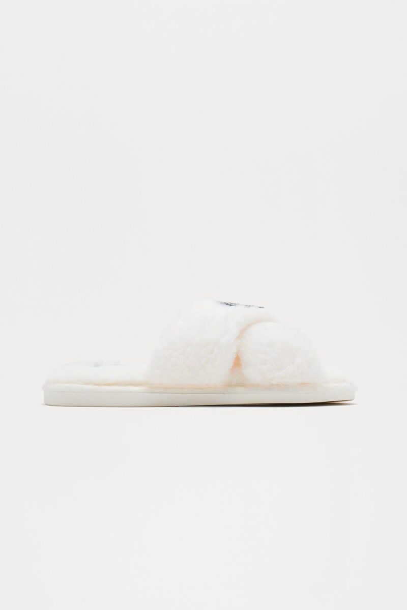 Pantuflas Navideñas de Pelo Sintético con Detalles Festivos - Image 3