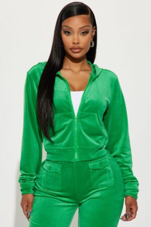 Conjunto de Pantalón y Chaqueta de Terciopelo con Capucha