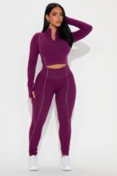Set Deportivo Líneas Limpias - Ciruela
