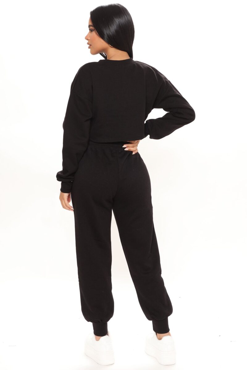 Conjunto Deportivo de Joggers con Sudadera V-Notch - Image 3