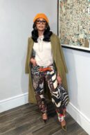 Jeans Baggy Estampados de Pierna Ancha