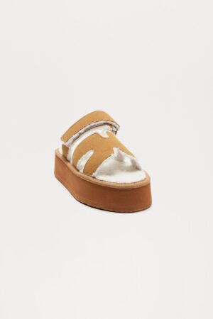 Sandalias de Plataforma Casual con Forro de Piel Sintética