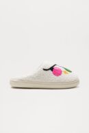 Pantuflas de Invierno con Estampado Festivo y Forro de Sherpa