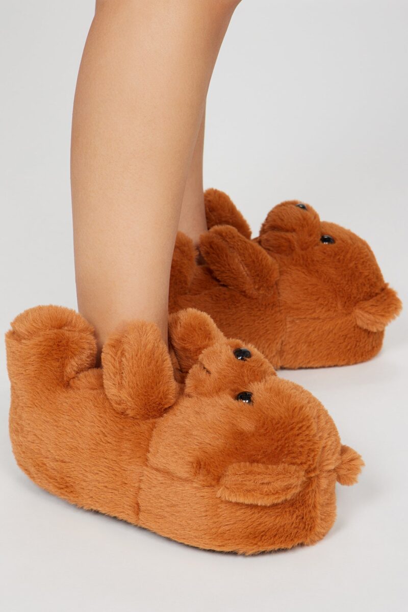 Pantuflas de Oso Tierno y Acurrucable - Morado - Image 11