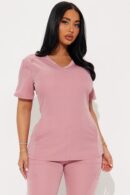 Conjunto de Uniforme Médico Elástico con Pantalón Jogger