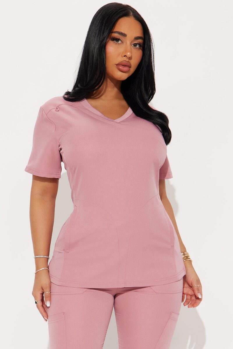 Conjunto de Uniforme Médico Elástico con Pantalón Jogger - Image 8