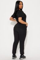 Conjunto de Uniforme Médico Elástico con Pantalón Jogger