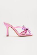 Zapatos de Tacón Alto con Aplicación de Mariposa 3D
