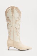 Botas Vaqueras Altas con Detalles de Tachas