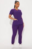 Conjunto de Joggers Uniforme Médico Elástico