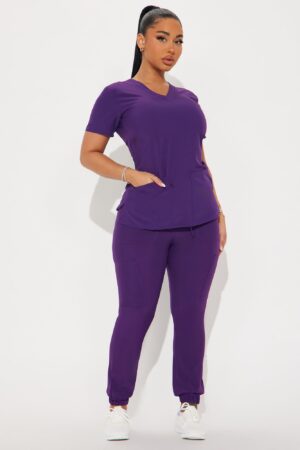 Conjunto de Uniforme Médico Tipo Jogger con Elástico