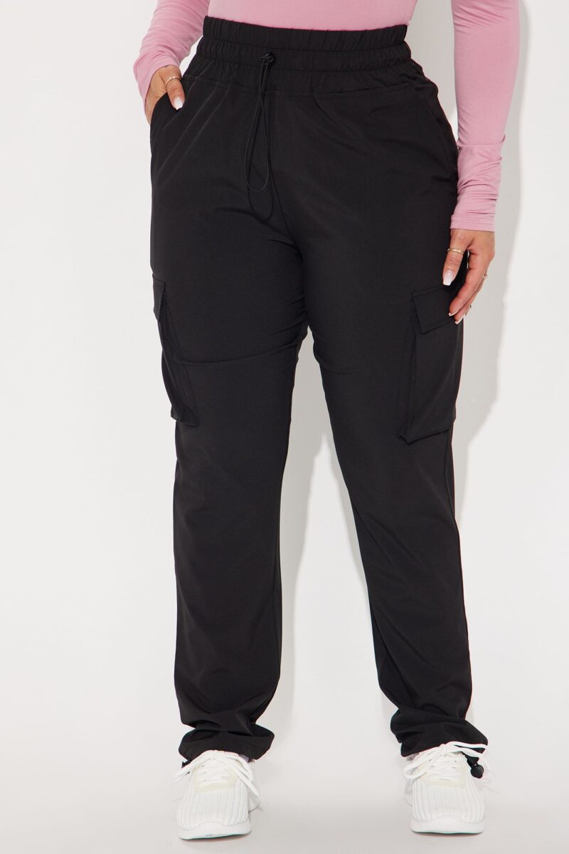 Pantalón Jogger de Uniforme Elástico con Ajuste de Cordón - Image 2
