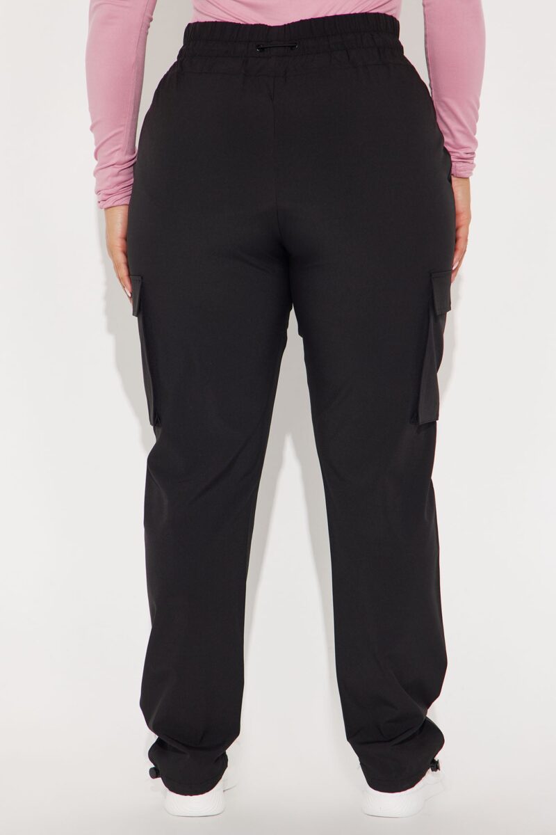 Pantalón Jogger de Uniforme Elástico con Ajuste de Cordón - Image 3