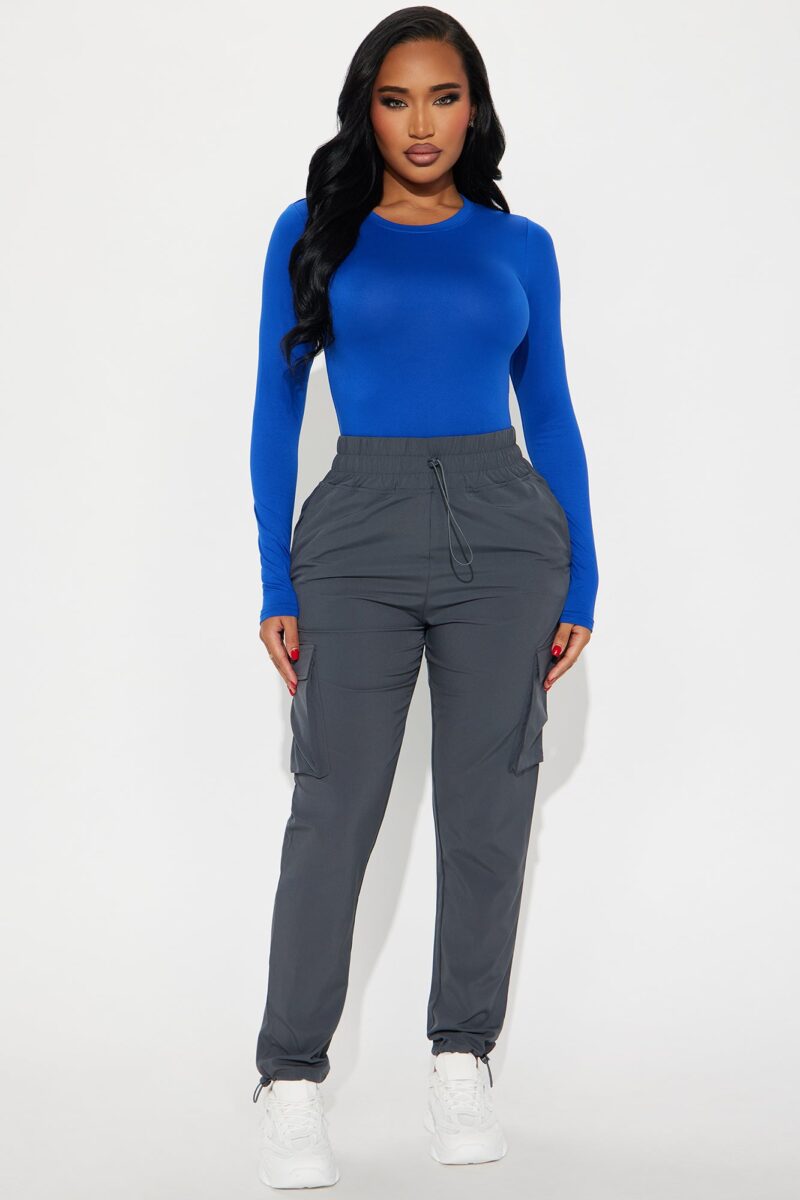 Pantalón Jogger de Uniforme Elástico con Ajuste de Cordón - Image 4