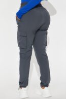 Pantalón Jogger de Uniforme Elástico con Ajuste de Cordón