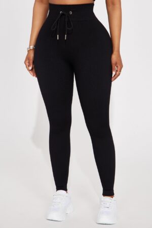 Legging Deportivo de Cintura Alta en Negro