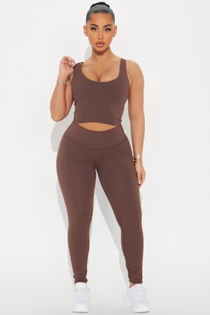 Legging Activo de Cintura Alta y Tejido Compresivo