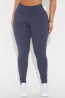 Legging Activo de Cintura Alta y Tejido Compresivo