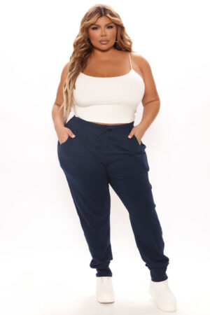 Jogger Francés Terry de Última Moda - Azul Marino