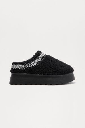 Botines Sherpa con Plataforma Baja