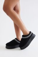 Botines Sherpa con Plataforma Baja