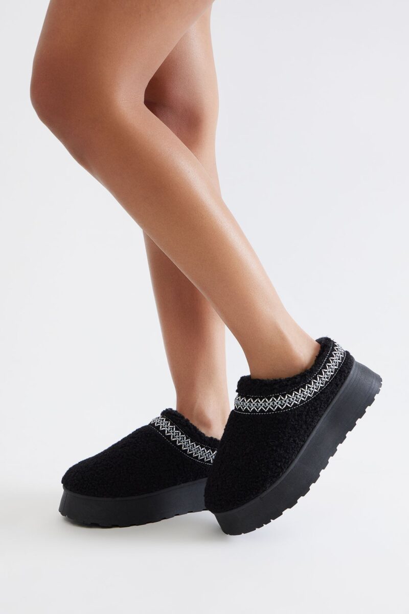Botines Sherpa con Plataforma Baja - Image 2