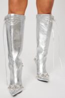Botas Altas de Denim para Fin de Semana