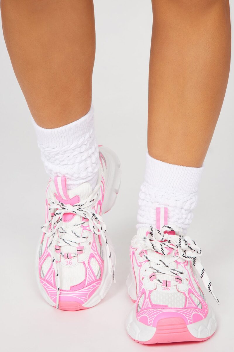 Zapatillas Deportivas con Suela Gruesa en Negro - Image 5